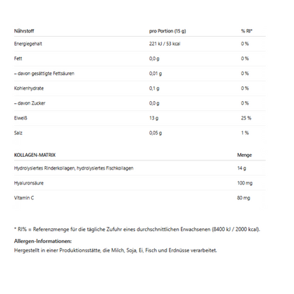 Collagen Hyaluron Getränk