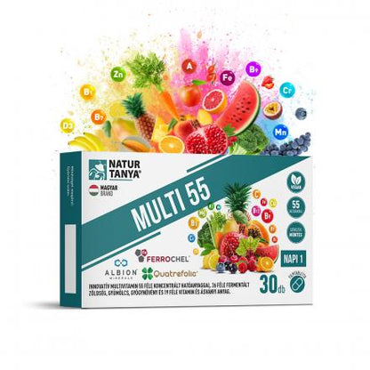 MULTI 55 – Fermentiertes Multivitamin 55 Arten konzentrierter Wirkstoffe